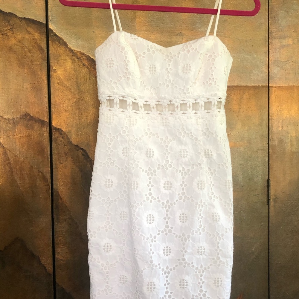 White Lilly Pulitzer lace dress